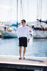 Poloshirt henbury cool plus met lange mouwen