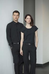 Topje henbury geplooi hals voor dames