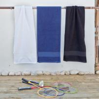 Handdoek kariban bij sport