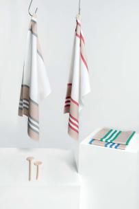 Theedoek kariban gestreept