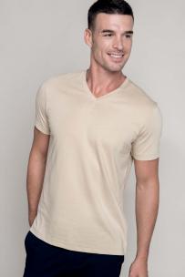 T-shirt kariban v-hals korte mouwen