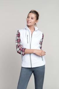 Bodywarmer kariban softshell zonr mouwen voor dames