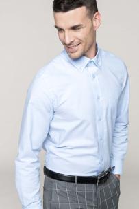 Overhemd kariban lange mouwen oxford