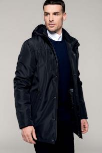 Parka kariban met capuchon die eraf kan