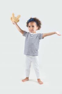 T-shirt larkwood gestreept korte mouwen