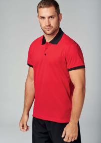 Polo-shirt proact doorgestikt voor heren