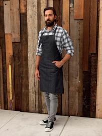 Schort premier met befje "nim"