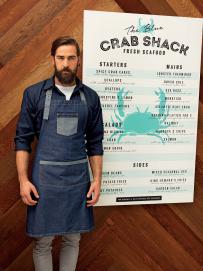 Schort premier met befje "domain"