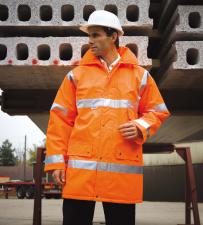 Parka result hoge veiligheid en zichtbaarheid