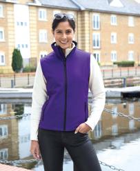Bodywarmer result zonr mouwen voor dames bedrukbaar softshell