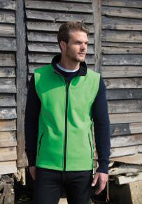 Bodywarmer result zonr mouwen voor heren bedrukbaar softshell