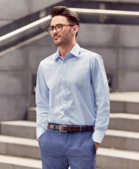 Overhemd russell lange visgraat mouwen voor heren