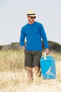 T-shirt fruit of the loom lange mouwen voor heren valueweight (61-038-0)