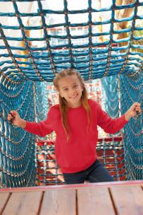 Sweat-shirt fruit of the loom met ron hals voor kids classic (62-041-0)