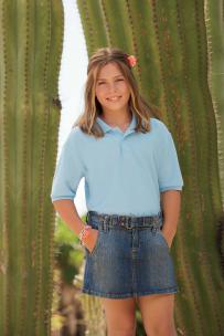 Poloshirt fruit of the loom voor kids 65/35