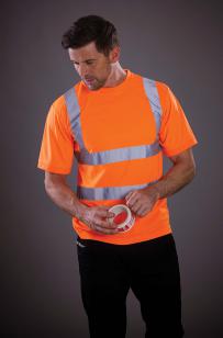 Jas yoko hoge zichtbaarheid korte mouwen