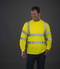 T-shirt yoko hoge zichtbaarheid lange mouwen