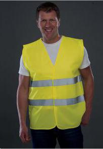 Gilet yoko 2 bann hoge zichtbaarheid