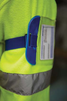 Arm-band yoko opstrijkbare id